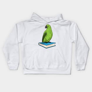 Parrot with Book Kids Hoodie